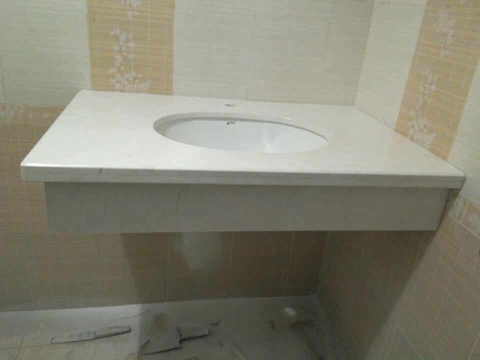 Đá ốp mặt bàn Lavabo âm