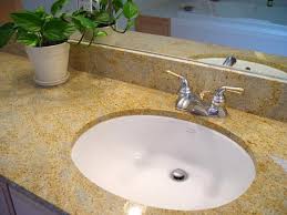 Lavabo đá Marble vàng Sỏi